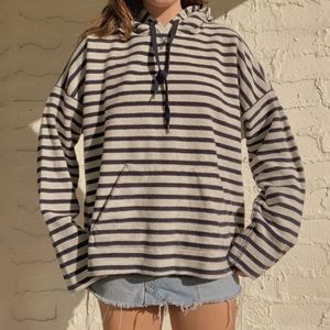 Alexander Wang Striped hoodie sweatshirt